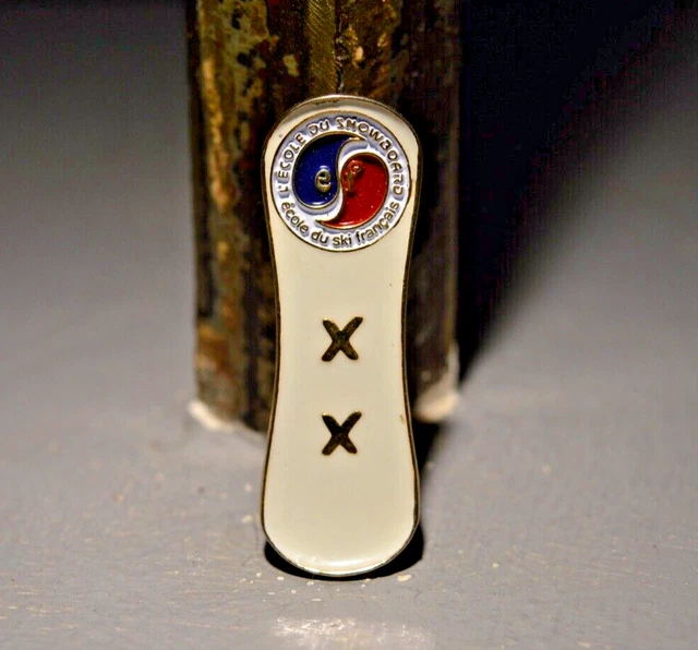 Insigne Ski Ecole du Snowboard / Broche Médaille Brevet ESF