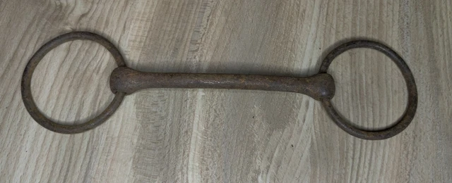 00 Vintage Horse Bit Rusty Tack Equestrian Horse Barn Farm Decor Steel Iron
