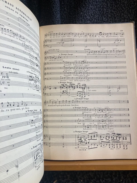 Bach Passion Saint-Matthieu Partition chant piano française Antheunis Lemoine 2