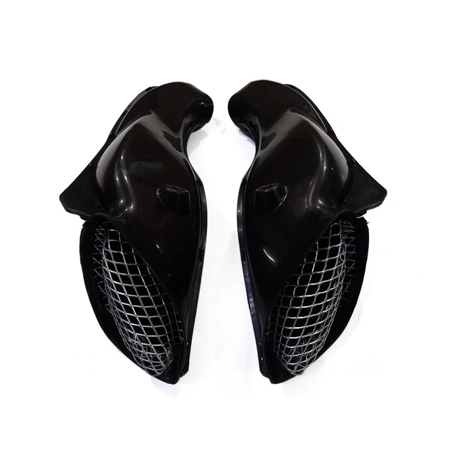 ZXMT Black Air Intake Duct Covers – For Suzuki GSXR600 / GSXR750 2004-2005 (K4) – Pair
