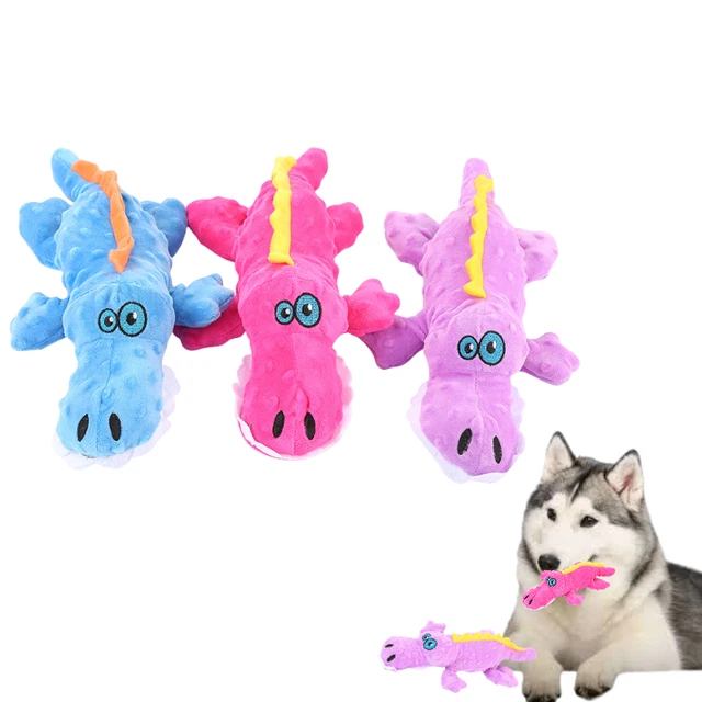 Alligator dog online toy no stuffing