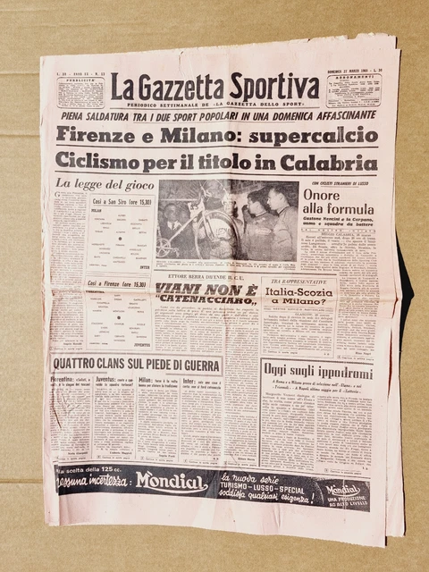 La Gazzetta Dello Sport – 31 Mars 2001 – Schumacher, Batistuta, Rui Costa, Fiorentina