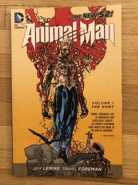 Animal Man TPB Vol 1 The Hunt Jeff Lemire 1 2 3 4 5 6 DC NEW 52 GRAPHIC NOVEL