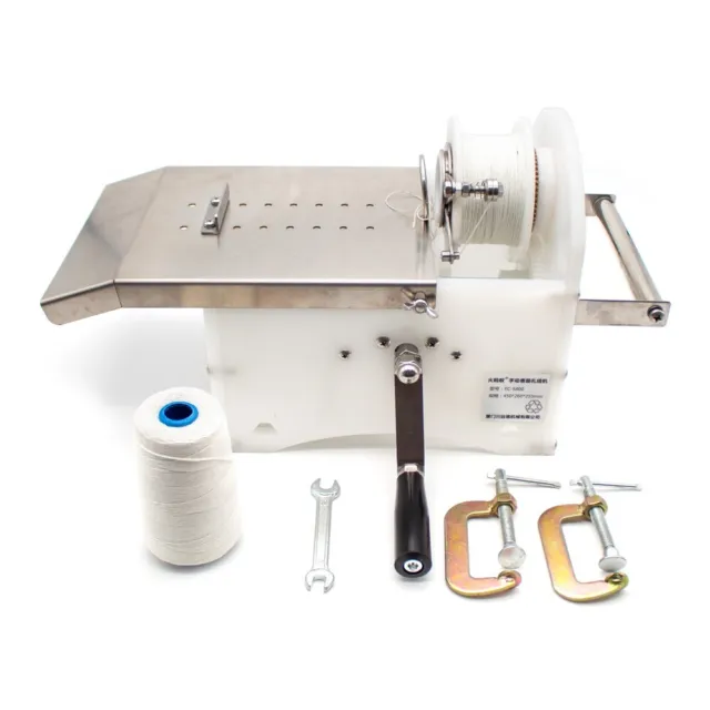 Stainless Steel Commercial Manual Hand-Rolling Sausage Tying & Knotting Machine