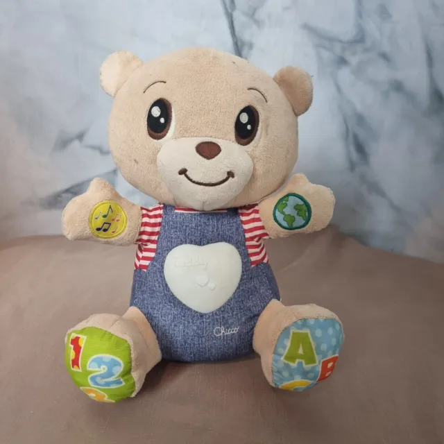 Juguete suave interactivo oso de peluche para niños Chicco