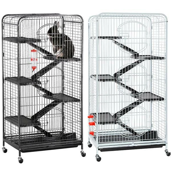 GABBIA PER ANIMALI Domestici Coniglio Nano Criceti da Interno Esterno in  Metallo EUR 93,99 - PicClick IT