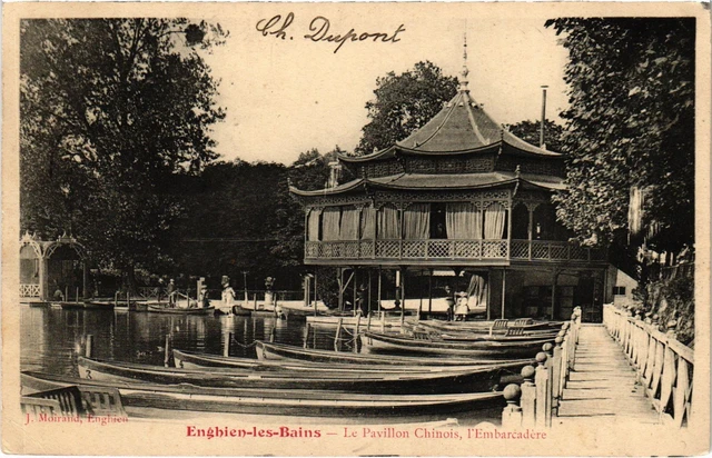 CPA Enghien Le Pavillon Chinois Embarcadere (1317178)