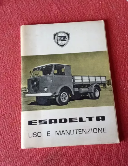 Autocarro Lancia Esadelta Uso Manutenzione + 3 Allegati 1961 Original