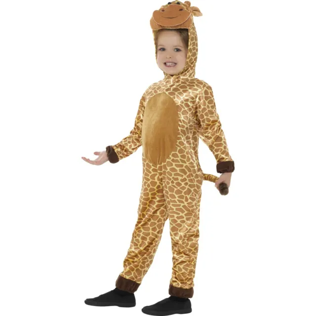 Jumpsuit Giraffe Kostüm Kinder S 4-6 Jahre 115-128cm Tierkostüm Faschingskostüm