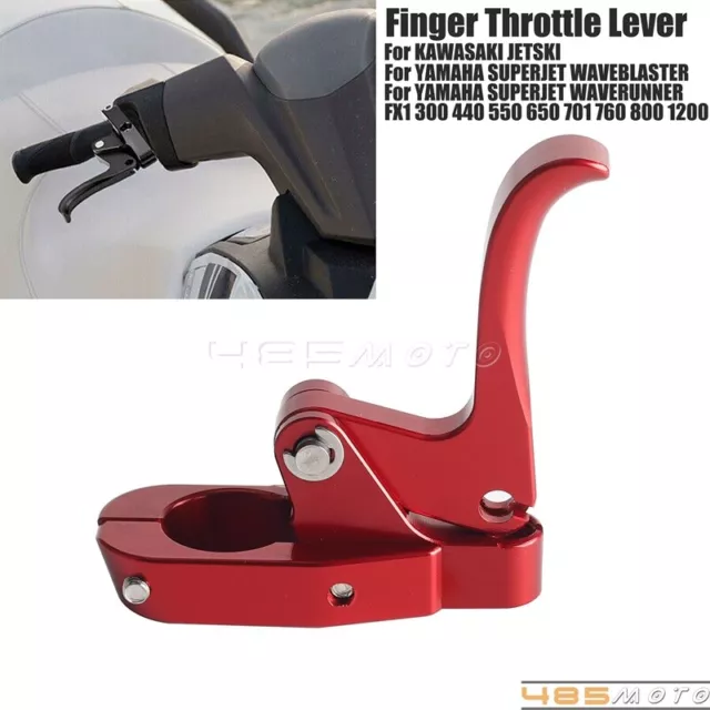 Red Finger Throttle Lever for YAMAHA SUPERJET WAVERUNNER FX1 300 440 550 650 701