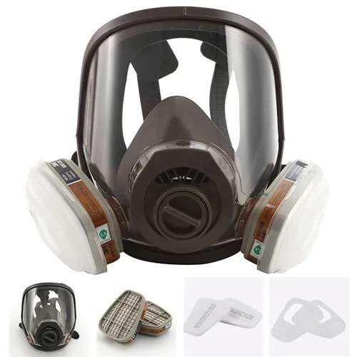 15 in1 6800 Full Face Gas Mask Facepiece Respirator for Painting Spraying 2