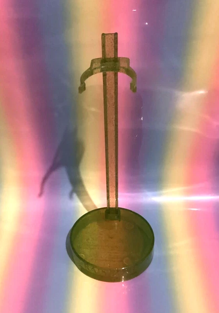🌈 Rainbow High Doll Spare DISPLAY STAND Green Glitter OLIVIA See Other Items 🌈