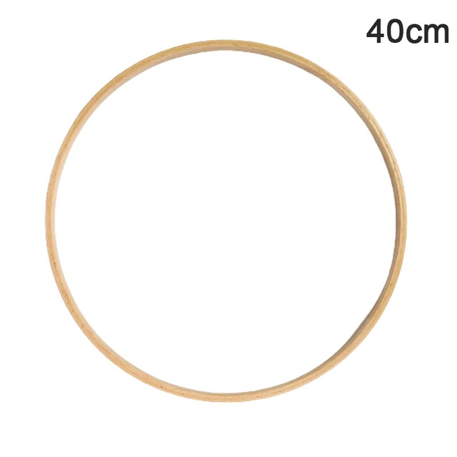 Hot DIY Wood Art Craft Bamboo Circle Round Cross Stitch Sewing Manual Tools ql