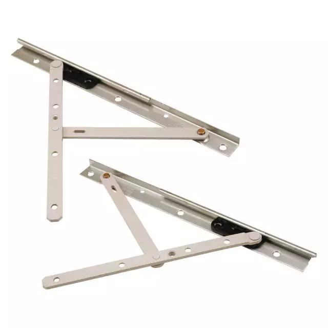 TRUE HARDWARE TH 23088 Casement Window Hinge,Light Gray,10" L