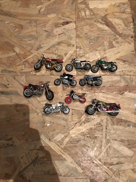 Lot Moto Vintage Polistil GIODI Hot Wheels Politoys Cross