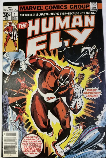 The Human Fly Vol. 1 No. 1 1977 Marvel Comics Mantlo, Elias
