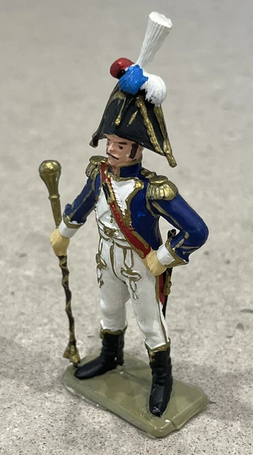 STARLUX Ancien / Old Plastique Soldat Mourrant / Chasseur Alpin TOP ! 2