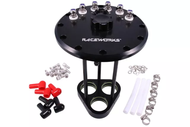 Genuine Raceworks Fuel Cell Single/Twin Hanger + 2 x Pumps *600LPH* Genuine Raceworks Fuel Cell Single/Twin Hanger + 2 x Pumps *600LPH*