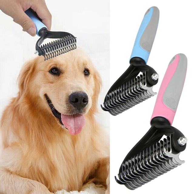 Dog Pet Cat Grooming Comb Brush Undercoat Rake Dematting Deshedding Trimmer Tool