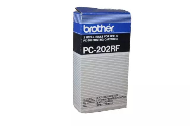 Genuine, Original Brother PC-202RF 2 Re Fill Rolls