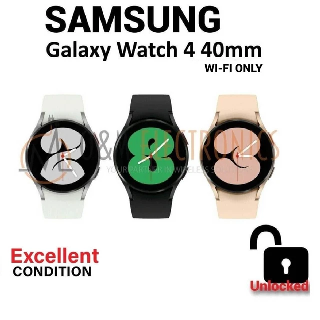 SAMSUNG GALAXY WATCH 4 40mm SMR860 Smartwatch (WIFI only) Excellent