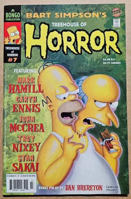 Bart Simpson's TREEHOUSE OF HORROR #7 (2001 Bongo Comics) - THE SIMPSONS - NM