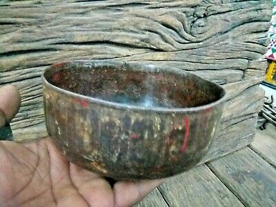 Old Vintage Iron Hand Forged Rustic  Multi-Purpose Bowl