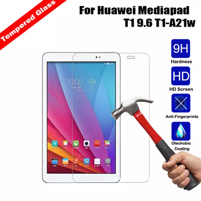 Real Tempered Glass 9H+ Screen Protector For Huawei Mediapad M2 M1 T1 T2 P8 MAX