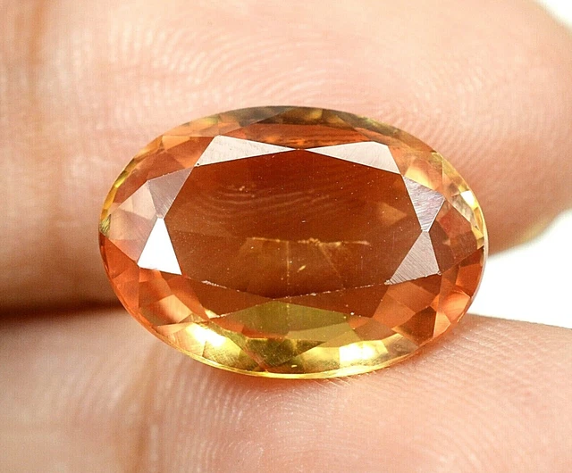 8.40Ct Ceylon's Natural Padparadscha Sapphire Oval Certified Loose Gems U405