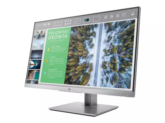 Monitor HP EliteDisplay E243 23,8" Full HD IPS LED 60Hz plata (HDMI, DP, VGA) 2