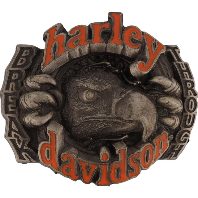 Boucle De Ceinture 3D Motard Harley Davidson – Grande Étoile Argentée