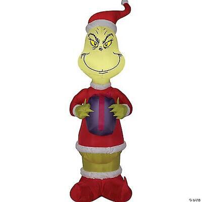 Airblown Grinch with Present - Small