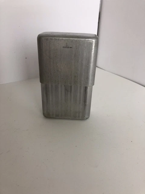 park sherman co cigarette case ALUMINUM CIGARETTE CASE, Park Sherman Co Springfield, Illinois - VINTAGE  $11.00