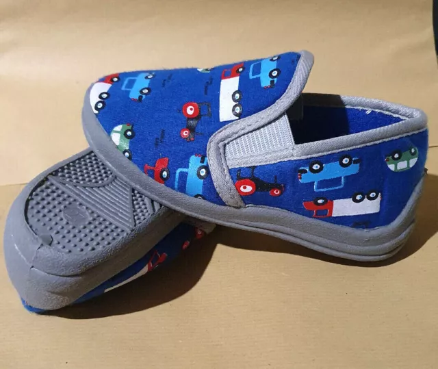 Chaussons enfants Olympique Lyonnais bleu logo