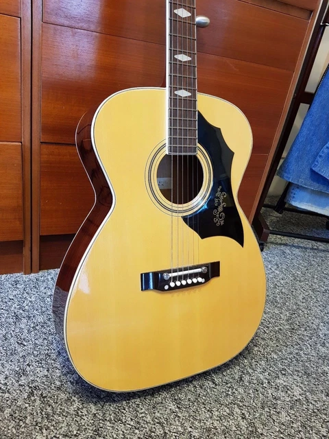 RARE, VINTAGE KAY, K6161 Stell Strung Acoustic Guitar Made In 