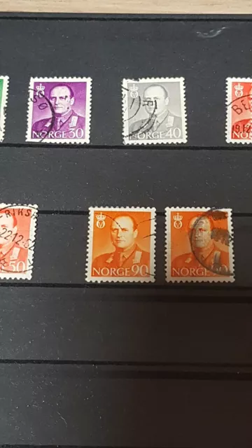 Konvolut / Lot 1 - alte Briefmarken aus Norwegen - Norge 3