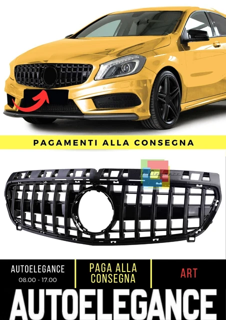 GRIGLIA MASCHERA MASCHERINA NERA LUCIDA PER LAND ROVER EVOQUE DYNAMIC