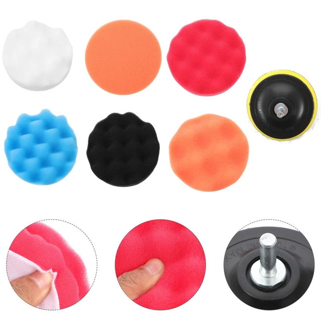 8 pz kit pad lucidante disco lucidante cuscinetti lucidanti per auto cuscinetti lucidanti cera auto