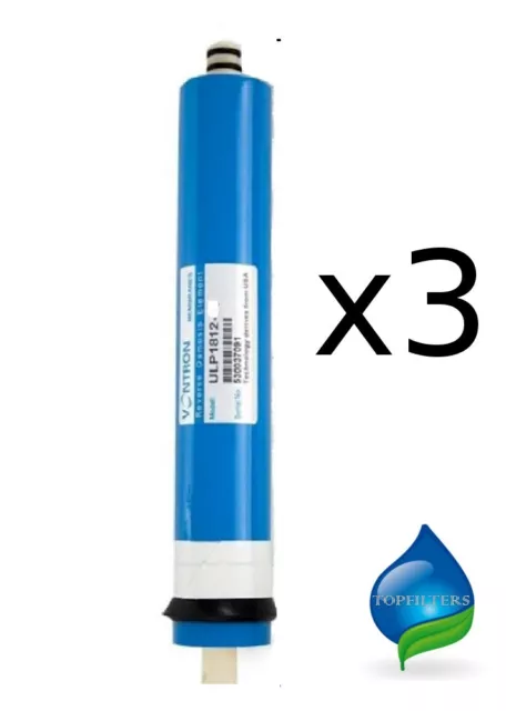 3x Brand New Reverse Osmosis Membrane RO Water Filter  100GPD