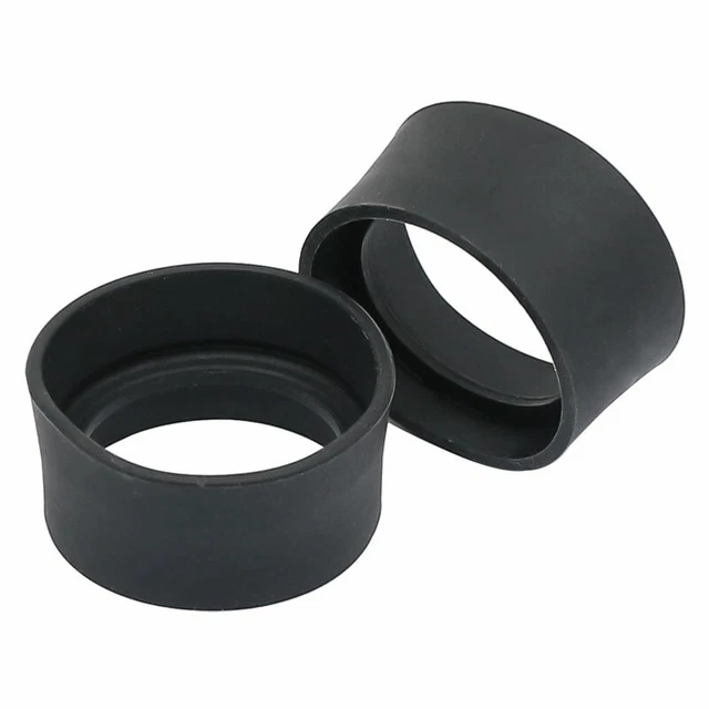 2 Pieces Eye Guards Binoculars Microscope Eyepiece 29-30 mm Rubber Eye Cups Caps
