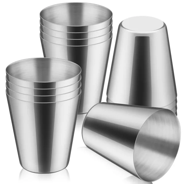 100 Pcs Stainless Steel Shot Glasses Stainless Steel Shot Cups, 1 Ounce Unbre...