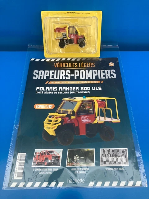 HACHETTE VÉHICULES LÉGERS SAPEURS-POMPI 1/43 N°58 Ford Ranger VDLHR