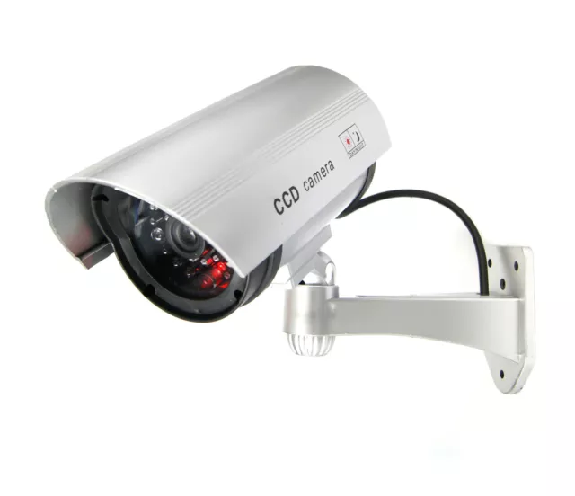 DUMMY ÜBERWACHUNGSKAMERA LED Fake Alarmanlage Attrappe Videoüberwachung  CCTV EUR 7,99 - PicClick FR