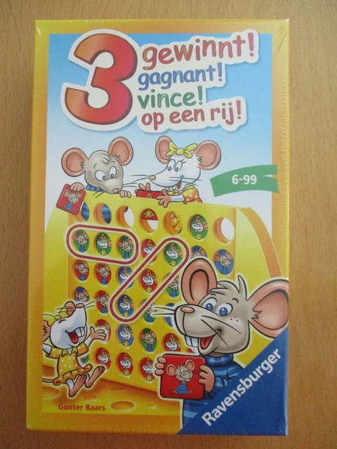 Spiel Mitbringspiel 3 gewinnt! von Ravensburger ab 6 Jahren Neu und OVP in Folie