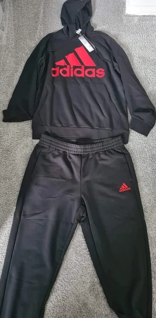 Set tuta Adidas nera con etichette taglia L