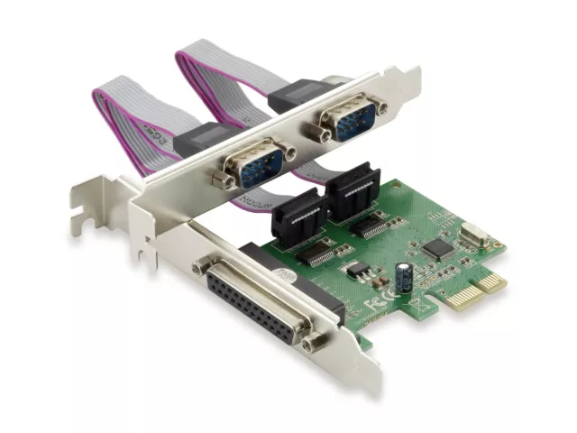 Conceptronic PCI Express Card 1-Port Parallel & 2-Port Serial - SPC01G