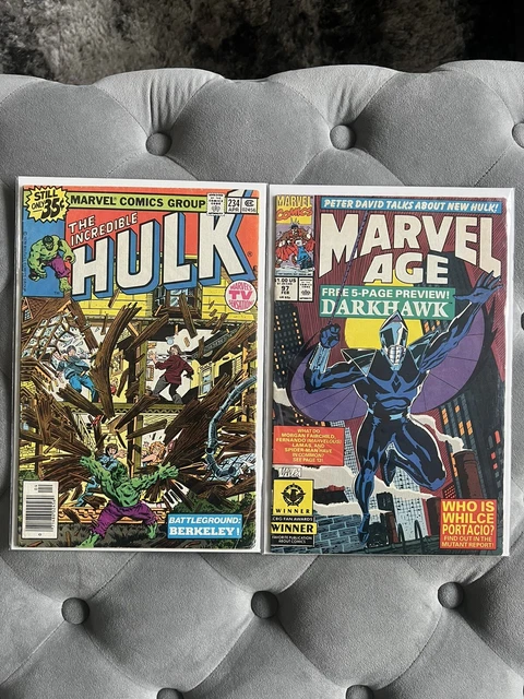 Incredible Hulk #234 1st Quasar + Marvel Presents #97 1st App Darkhawk GOTG Lot