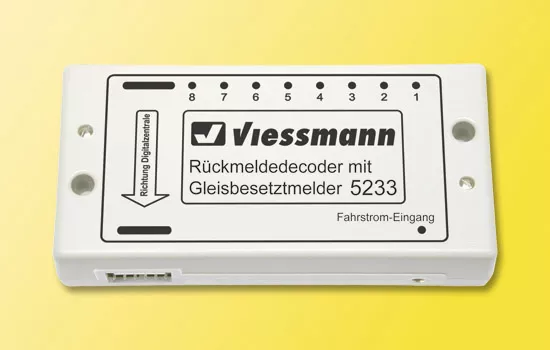 SH Viessmann 5233 Rückmeldedecoder mit Gleisbesetztmelder Fabrikneu