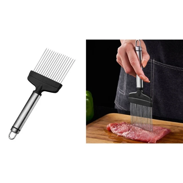 MULTIFUNCTIONAL ONION CUTTING Tool Steel Onion Needle Vegetables Onion