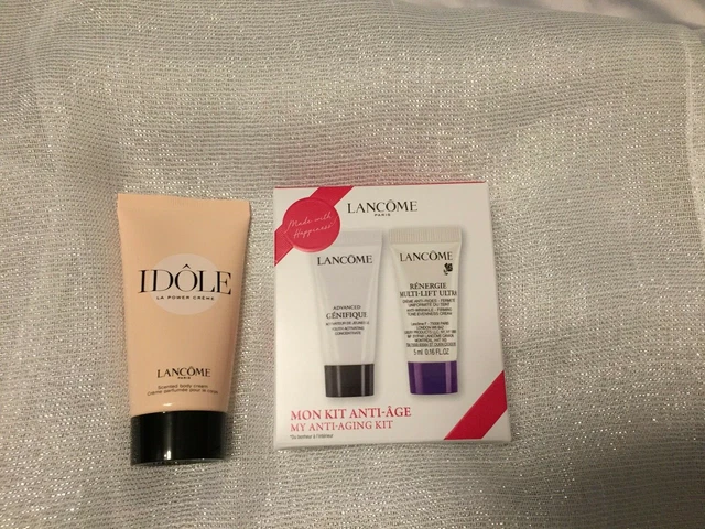 Idole Lancome Scented body cream 50 ml, advanced genifique 5ml, renergie 5ml NEU